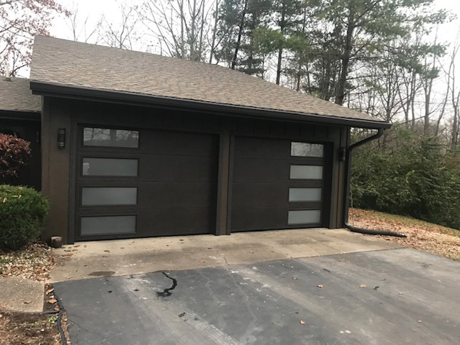 modern garage door